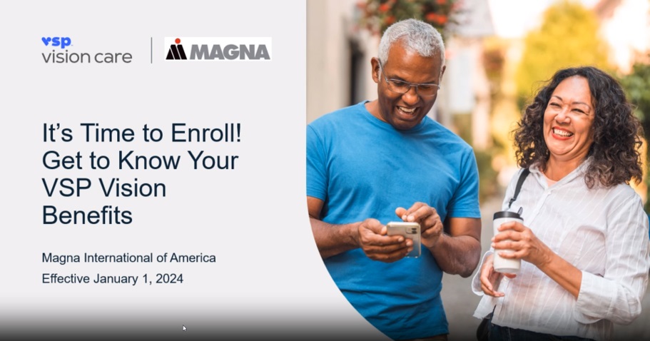 VSP Vision presentation cover page