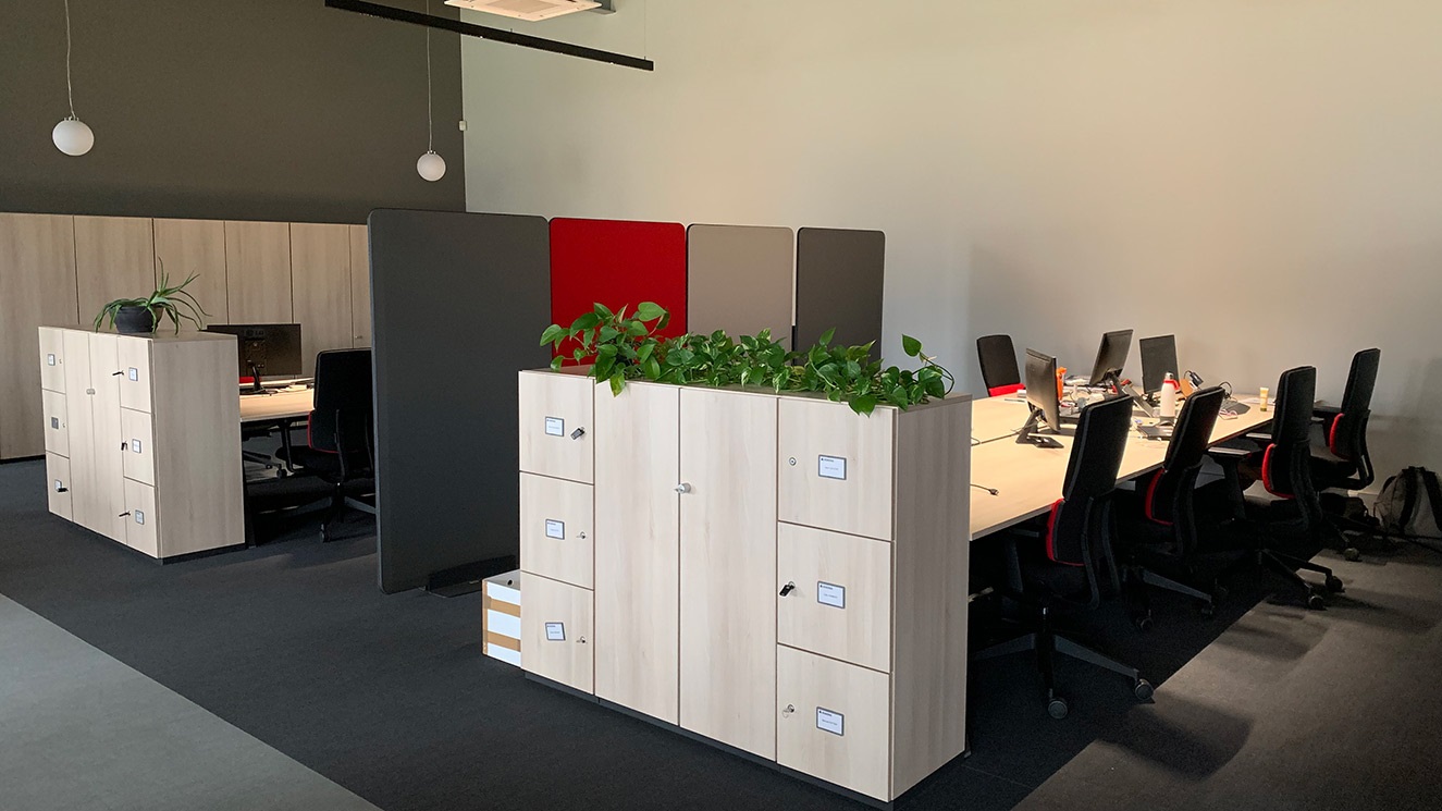 Office area in Magna facility in Langres, France