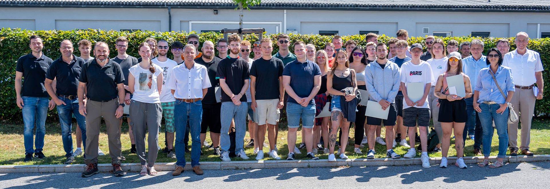 Lehrlings Wandertag Gruppenfoto