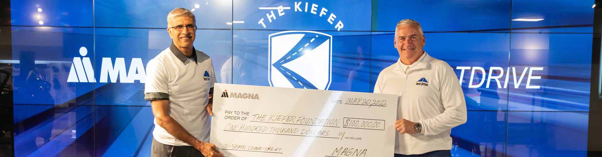banner-2022_Steven_Kiefer_Foundation_Check_Magna_100K_3_years