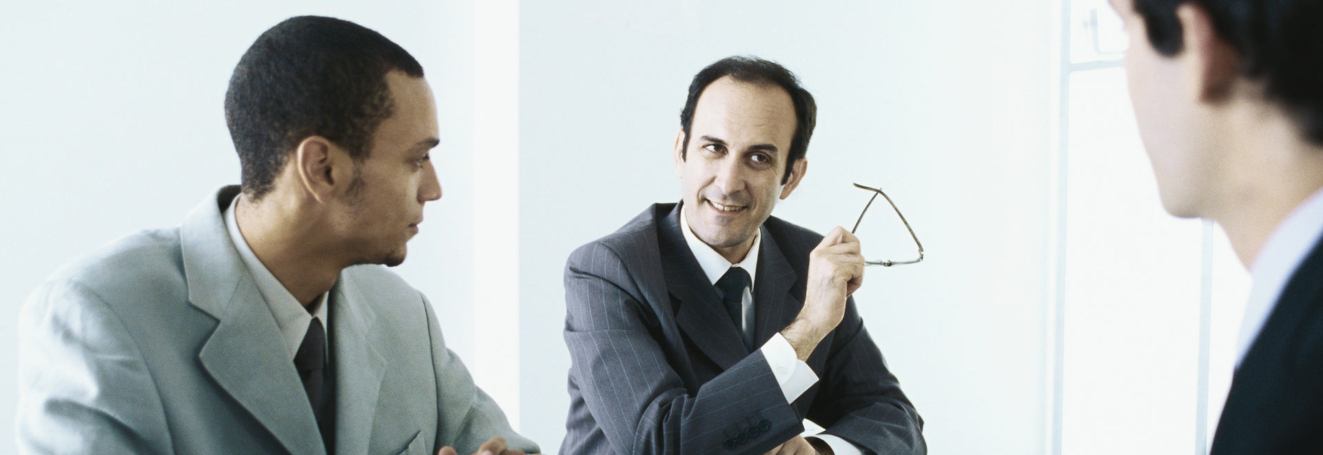 Businessmen on a Table talking