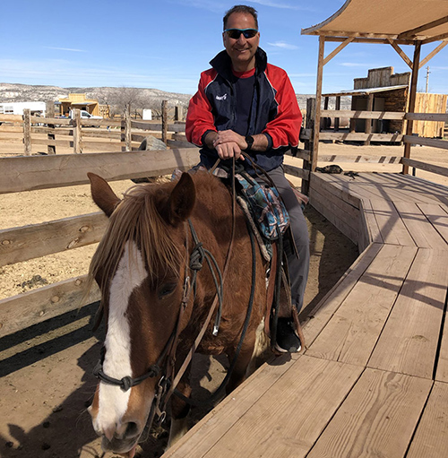 MIannantuono-02a Michael Iannantuono riding a horse